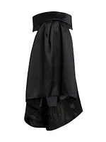 Bow-Back Trapeze Dress
