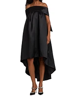 Bow-Back Trapeze Dress