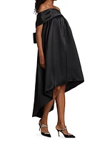 Bow-Back Trapeze Dress