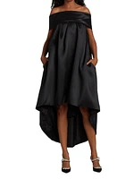 Bow-Back Trapeze Dress
