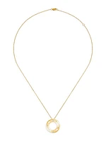 Pulse Dinh Van 18K Yellow Gold & Diamond Pendant Necklace
