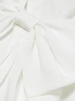 Strapless Silk Faille Bow Dress