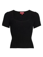 Buxton Rib-Knit T-Shirt