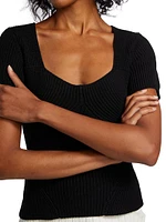 Buxton Rib-Knit T-Shirt