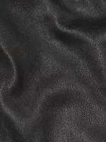 Leather Crop Flare Leggings