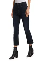 Carly High-Rise Stretch Kick-Flare Jeans