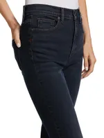 Carly High-Rise Stretch Kick-Flare Jeans