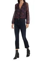 Carly High-Rise Stretch Kick-Flare Jeans