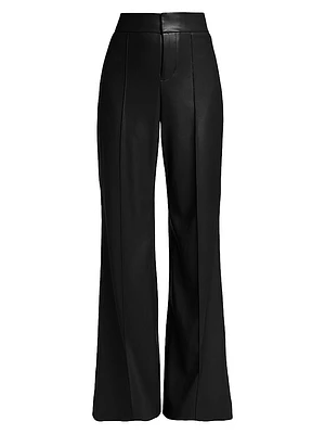 Dylan Wide-Leg Vegan Leather Pants