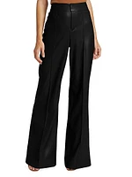 Dylan Wide-Leg Vegan Leather Pants