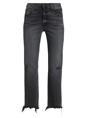 River High Rise Straight-Leg Jeans