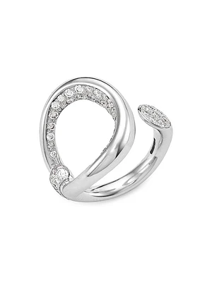 Fantina 18K White Gold & Diamond Ring