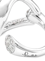 Fantina 18K White Gold & Diamond Ring