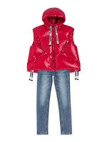 Boy's Puffer Shiny Vest