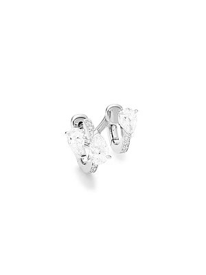 Serti Sur Vide 18K White Gold & 0.70 TCW Diamond Ear Cuff - Left Or Right