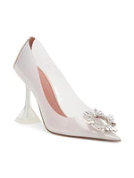 Begum Embellished Transparent Pumps