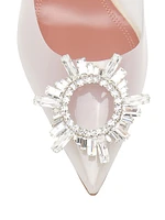 Begum Embellished Transparent Pumps