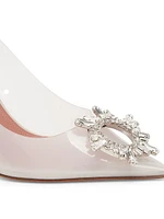 Begum Embellished Transparent Pumps
