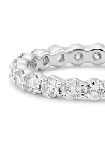 14K White Gold & 2.00 TCW Diamond Eternity Band
