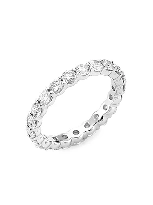 14K White Gold & 2.00 TCW Diamond Eternity Band