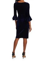 Triana Velvet Wrap Dress
