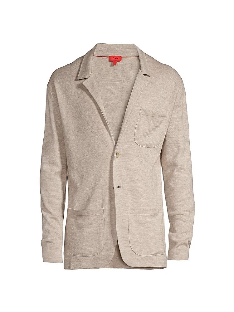 Wool Sweater Jacket