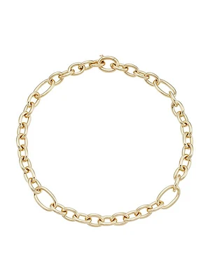 14K Gold Oval-Link Necklace