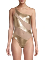 Snake Mesh Mio One-Piece Swimsuit