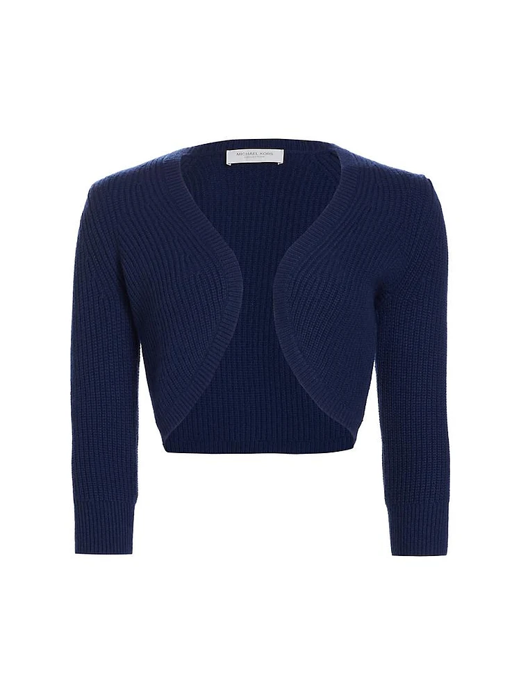 Ribbed Cashmere Shrug