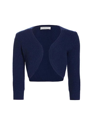 Ribbed Cashmere Shrug
