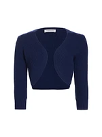 Ribbed Cashmere Shrug