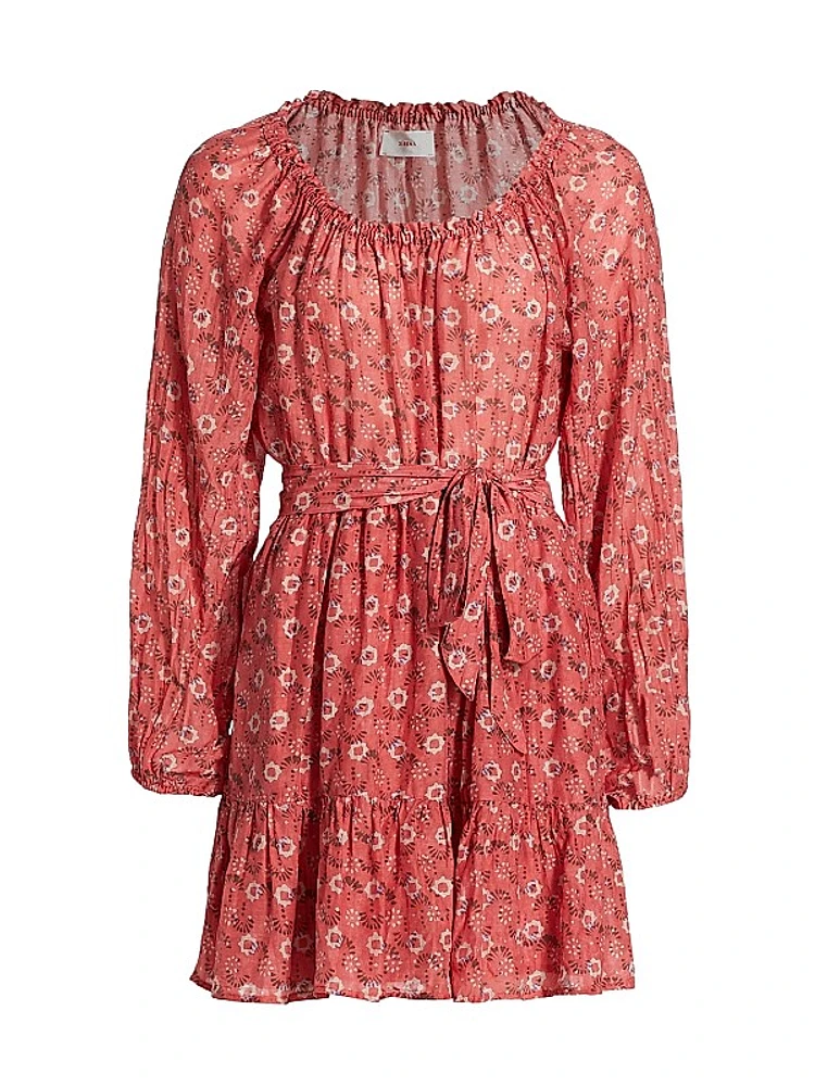 Jia Cotton-Blend Minidress