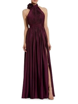 Chiffon Halter Gown