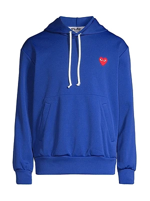 Red Heart Pullover Hoodie Sweatshirt