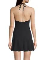 Bianca Knit Halterneck Minidress