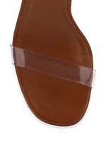 Gloria Leather Lace-Up Wrap Sandals