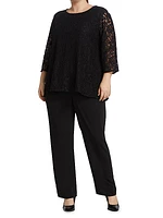 Flora Lace Relaxed-Fit Tunic