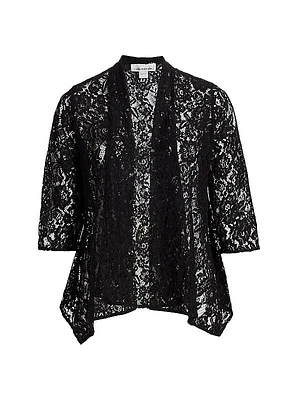 Flora Lace Swingy Cardigan