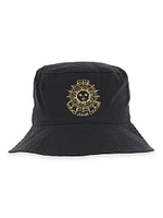 Embroidered Sun Logo Bucket Hat