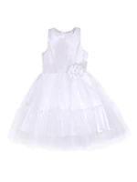Little Girl's & Girl's Bridget Tulle Pleated Dress