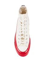 CdG PLAY x Converse Chuck 70 High-Top Sneakers