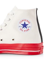 CdG PLAY x Converse Chuck 70 High-Top Sneakers