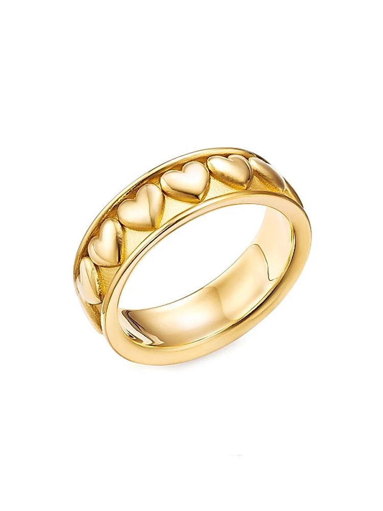 Florence86 18K Yellow Gold Heart Ring