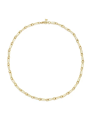 Florence86 18K Yellow Gold Small River Chain Necklace