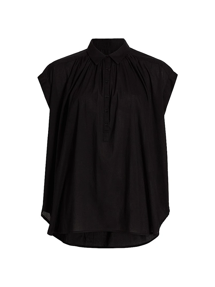 Normandy Pleated Blouse