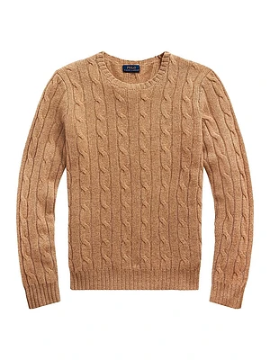 Julianna Cable-Knit Cashmere Sweater