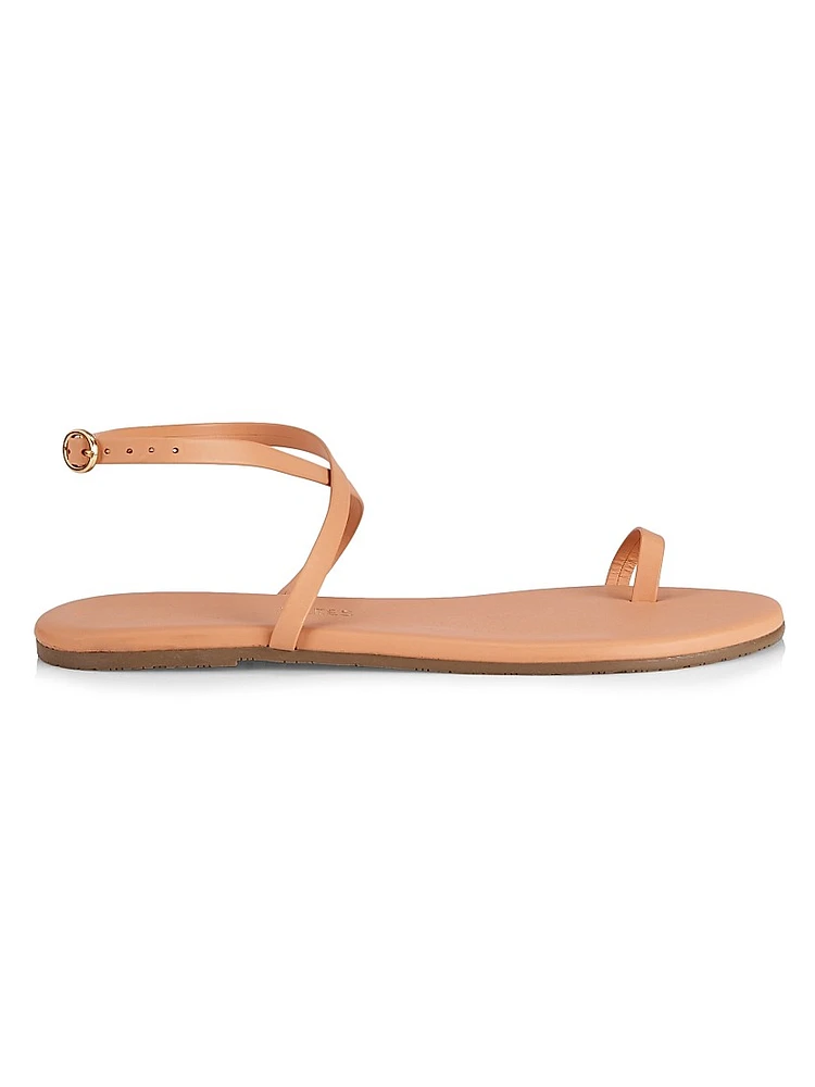 Phoebe Leather Ankle-Strap Sandals