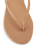 Foundations Matte Leather Flip Flops