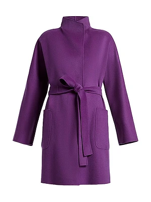Tibet Wool Blend Coat