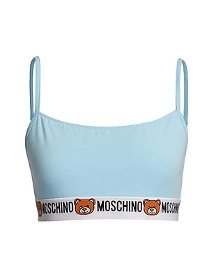Underbear Logo Band Cotton Bralette